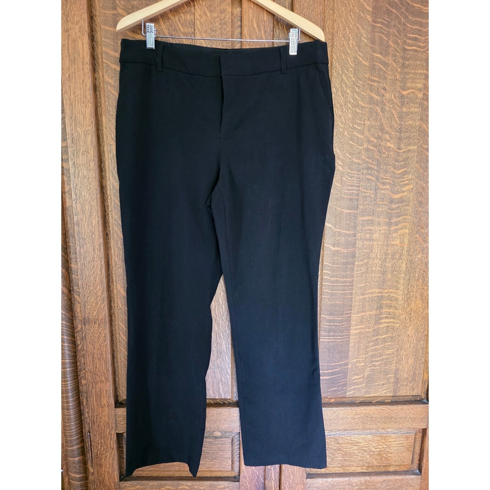 Nine West Barely Bootcut Dress Pants Black Size 16 Stretch Work Trouser s
